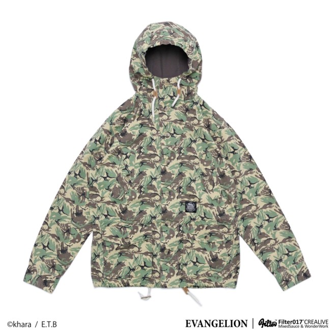 Filter017 x　Evangelion - EVA Camo Jacket 新世紀福音戰士迷彩外套